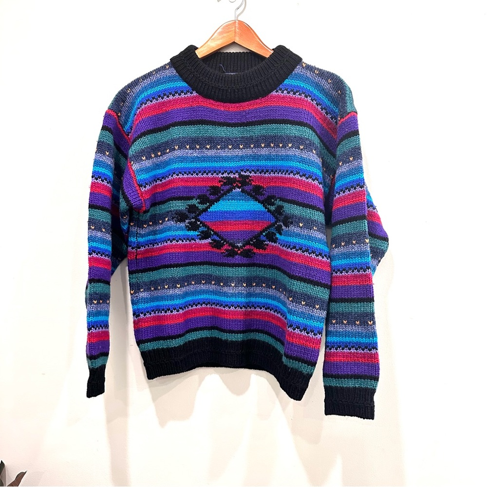 Vintage Woolrich Aztec Wool Sweater Women’s